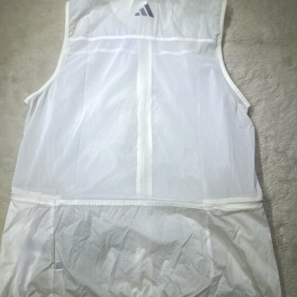 Adidas Men's large HIIT Training Ultralight IS3702 White spark vest running NEW - Picture 4 of 14
